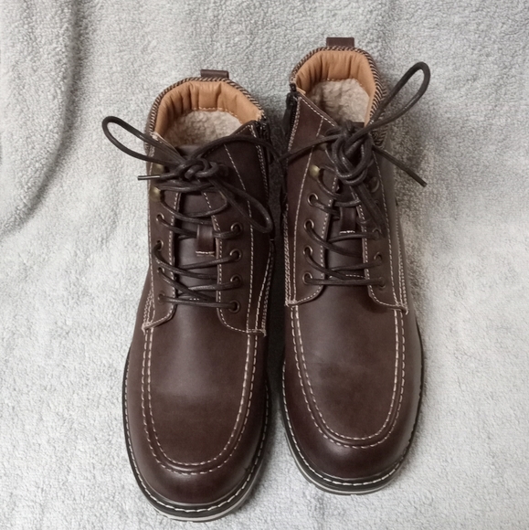 Bruno Marc Apache size 8.5 lace up zippered combat motorcycle hiking boots - Picture 1 of 9